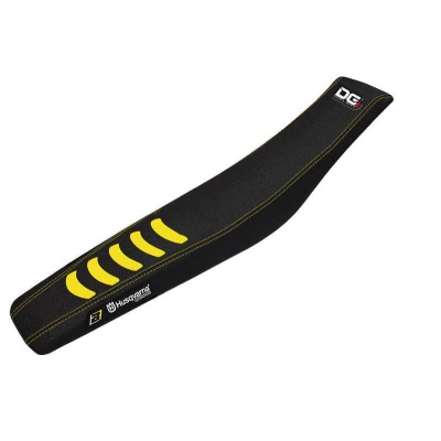 Funda de asiento Blackbird Doble agarre 3 Husqvarna negro/amarillo 1622H - motoscamaralweb.com