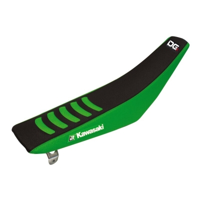 Funda de asiento Blackbird Doble agarre 3 Kawasaki negro/verde 1421H - motoscamaralweb.com