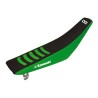 Funda de asiento Blackbird Doble agarre 3 Kawasaki negro/verde 1421H - motoscamaralweb.com