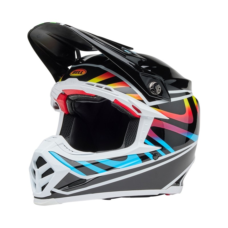 Casco BELL Moto-9S Flex - Drift Gloss Black Multi - motoscamaralweb.com Casco BELL Moto-9S Flex - Drift Gloss Black Multi - motoscamaralweb.com