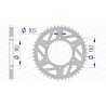 Corona AFAM aluminio 13814 - Paso 520 - motoscamaralweb.com