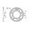 Corona AFAM aluminio 165800 - Paso 525 - motoscamaralweb.com