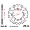 Corona JT 895 de aluminio con 48 dientes - motoscamaralweb.com