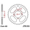 Corona JT 810 de acero con 43 dientes - motoscamaralweb.com
