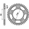Corona PBR acero C45 estándar 4542 - 530 - motoscamaralweb.com