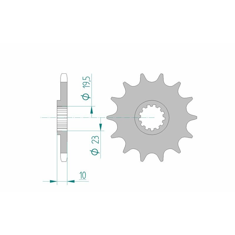 Piñón AFAM acero autolimpiable 22303 - Paso 520 - motoscamaralweb.com Piñón AFAM acero autolimpiable 22303 - Paso 520 - motoscamaralweb.com