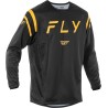 Camiseta FLY RACING Kinetic Center - Negro / Oro - motoscamaralweb.com