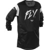 Camiseta infantil FLY RACING Kinetic Stoke - Negro / Blanco - motoscamaralweb.com