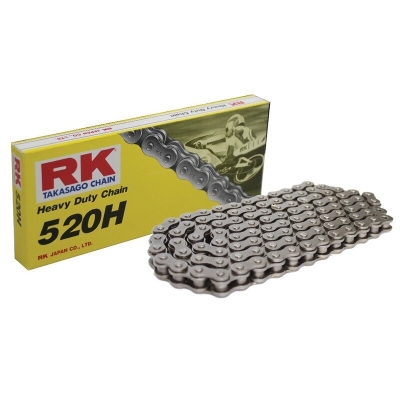 Cadena RK 520H con 104 eslabones negro - motoscamaralweb.com