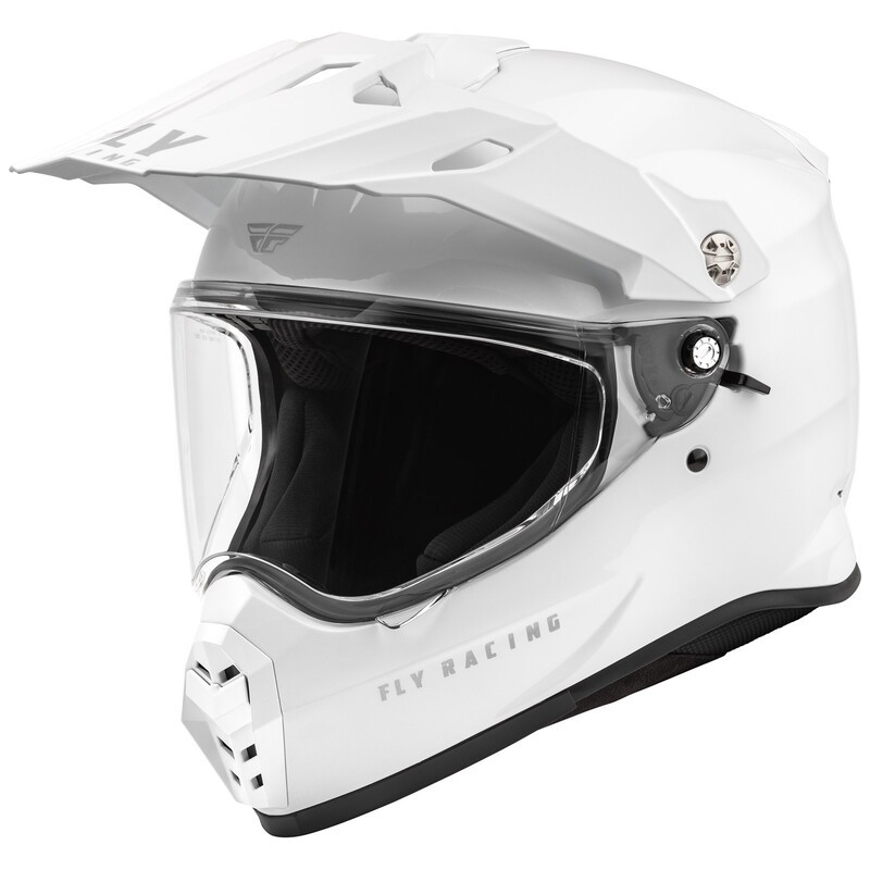 Casco FLY RACING Trekker Solid - Blanco - motoscamaralweb.com Casco FLY RACING Trekker Solid - Blanco - motoscamaralweb.com
