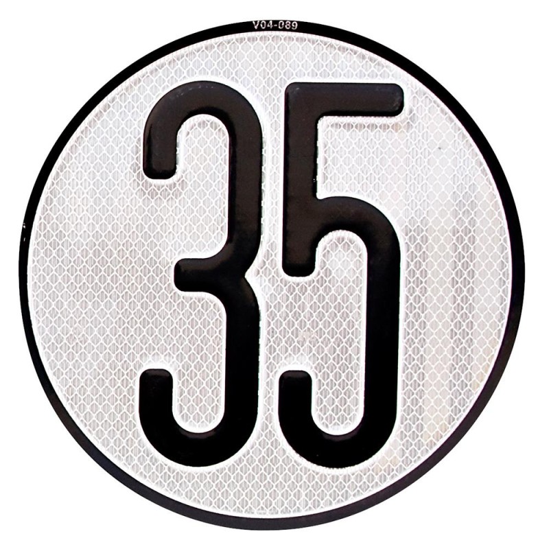PLACA LIMITES VELOCIDAD 35 KM/H- motoscamaralweb.com PLACA LIMITES VELOCIDAD 35 KM/H- motoscamaralweb.com