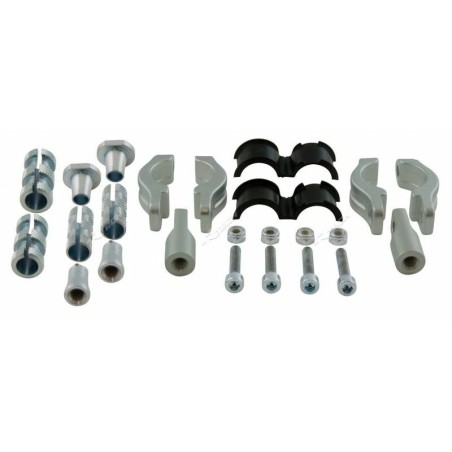 Kit de montaje de paramanos regulable RACETECH Ø22/28.6mm - motoscamaralweb.com
