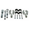 Kit de montaje de paramanos regulable RACETECH Ø22/28.6mm - motoscamaralweb.com