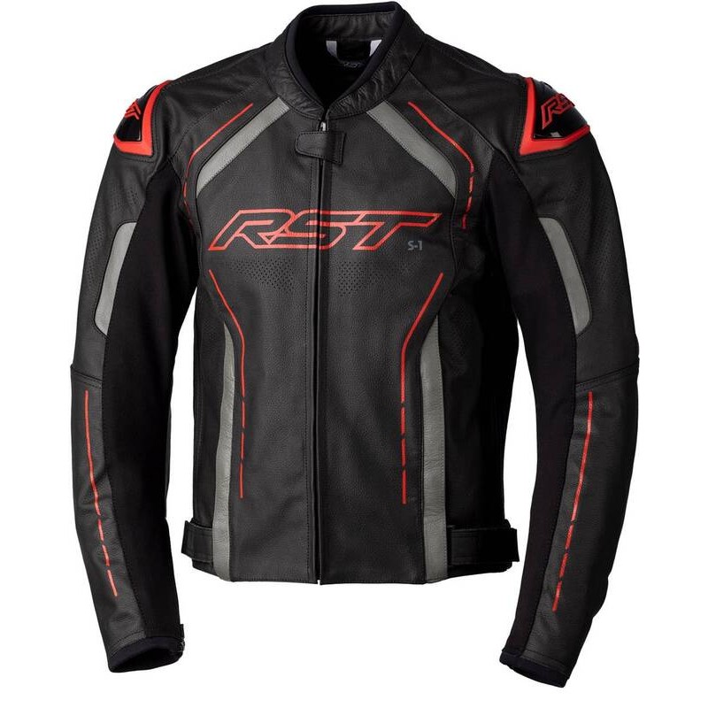 Chaqueta de Piel (Hombre) RST S-1 CE Rojo. Talla EU56/XL - motoscamaralweb.com Chaqueta de Piel (Hombre) RST S-1 CE Rojo. Talla EU56/XL - motoscamaralweb.com