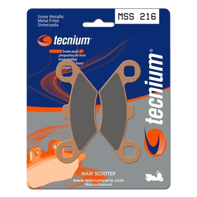Pastillas de freno Tecnium MSS216 Sinterizadas - motoscamaralweb.com