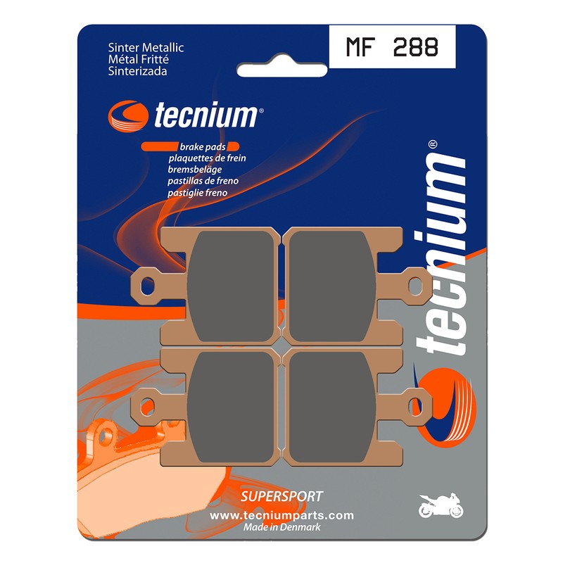 Pastillas de freno Tecnium MF288 Sinterizadas - motoscamaralweb.com Pastillas de freno Tecnium MF288 Sinterizadas - motoscamaralweb.com