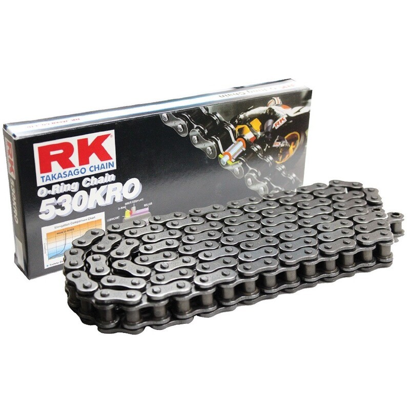 Cadena RK 530KRO con 104 eslabones negro - motoscamaralweb.com Cadena RK 530KRO con 104 eslabones negro - motoscamaralweb.com