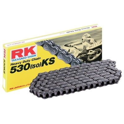 Cadena RK 530KS con 116 eslabones negro - motoscamaralweb.com