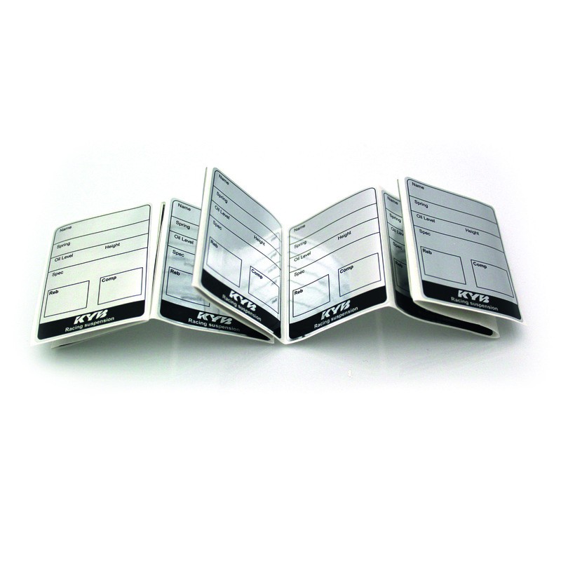 Etiquetas de mantenimiento KYB. paquete 10 PACK - motoscamaralweb.com Etiquetas de mantenimiento KYB. paquete 10 PACK - motoscamaralweb.com