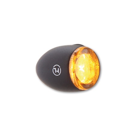 Intermitente LED HIGHSIDER pro Proton Two - cristal ahumado - homologado E - par - motoscamaralweb.com