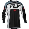 Camiseta FLY RACING Lite - Negro / Blanco / Denim Grey - motoscamaralweb.com