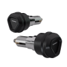 HIGHSIDER Ventura-ls Handle Bar Ends. Black. Pair - motoscamaralweb.com