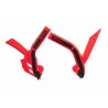 Protector de Chasis Bi-Material RACETECH Rojo / Negro - motoscamaralweb.com