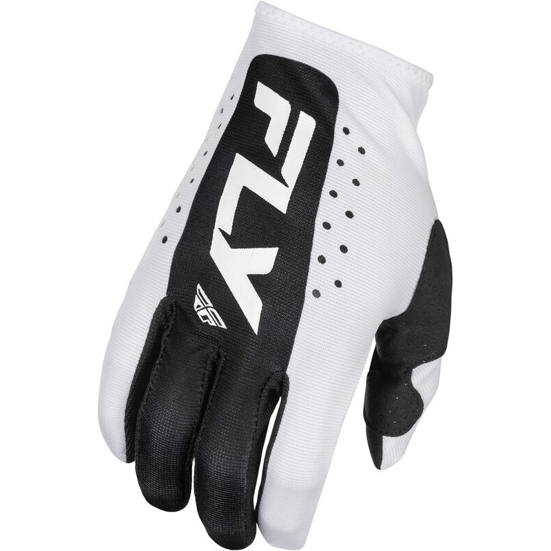 Guantes FLY RACING Lite - Blanco / Negro - motoscamaralweb.com Guantes FLY RACING Lite - Blanco / Negro - motoscamaralweb.com
