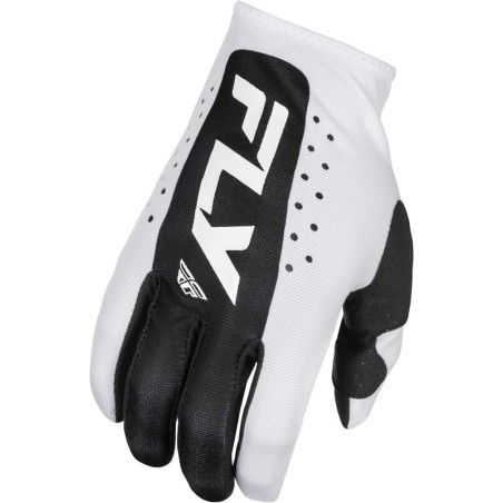 Guantes FLY RACING Lite - Blanco / Negro - motoscamaralweb.com