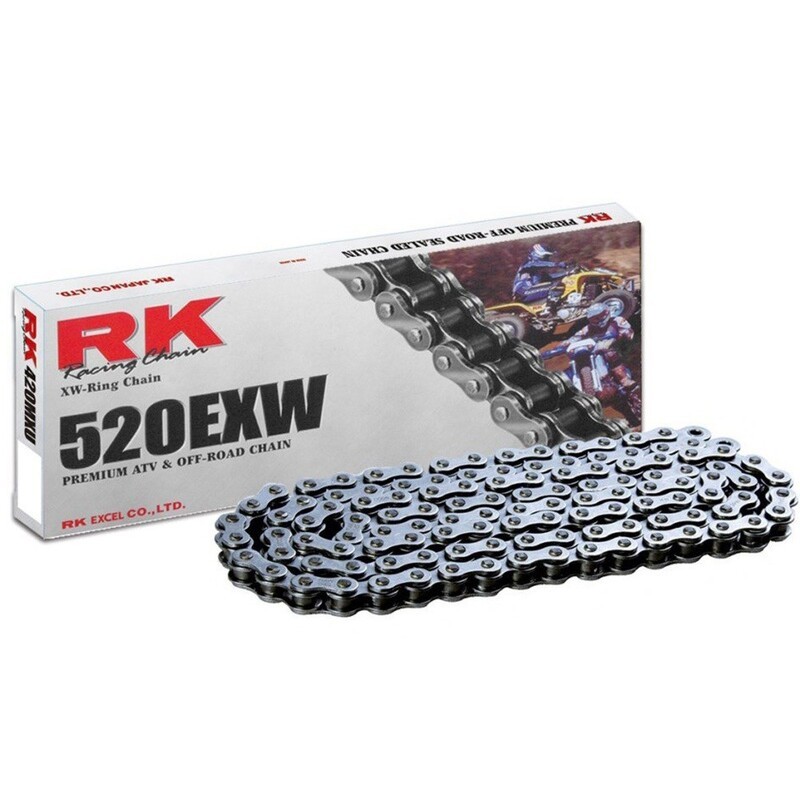 Cadena RK 520EXW con 96 eslabones negro - motoscamaralweb.com Cadena RK 520EXW con 96 eslabones negro - motoscamaralweb.com