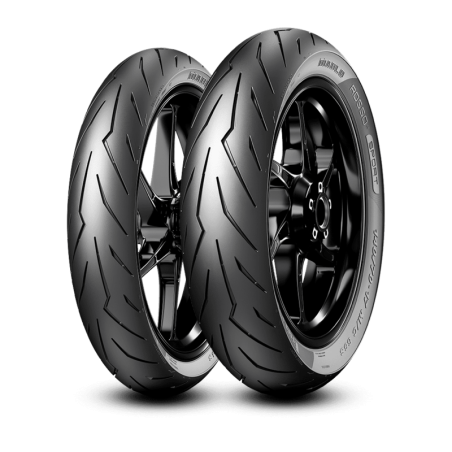 Neumático PIRELLI DIABLO ROSSO SPORT 100/80-17 M/C 52S TL - motoscamaralweb.com