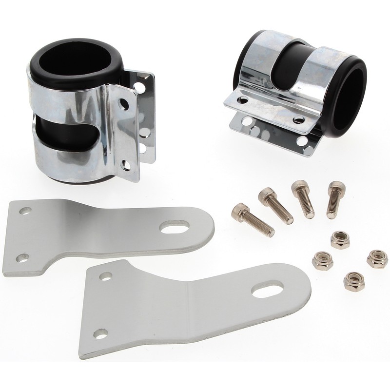 Soportes de faro delantero 42MM Largo 90MM - motoscamaralweb.com Soportes de faro delantero 42MM Largo 90MM - motoscamaralweb.com