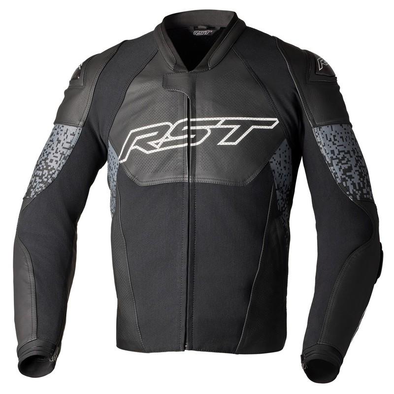 Chaqueta de cuero RST Pro Series Supersport-K CE hombre - Negro / Gris - motoscamaralweb.com Chaqueta de cuero RST Pro Series Supersport-K CE hombre - Negro / Gris - motoscamaralweb.com