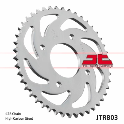Corona JT 803 de acero con 45 dientes - motoscamaralweb.com