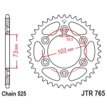 Corona JT SPROCKETS acero estándar 751 - Paso 522 - motoscamaralweb.com