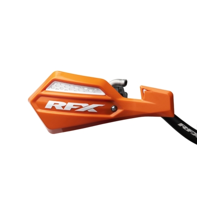 Paramanos RFX Serie 1 (naranja/blanco) con kit de montaje incluido - motoscamaralweb.com