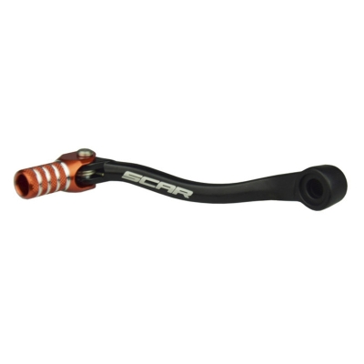 Pedal de cambio SCAR naranja - motoscamaralweb.com