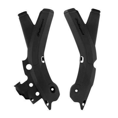 Protector de chasis POLISPORT negro - motoscamaralweb.com