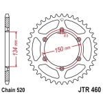 Corona JT 460 de acero con 50 dientes paso 520 autolimpiable - motoscamaralweb.com