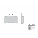 Pastillas de freno sinterizadas Brembo 07BB15SA - motoscamaralweb.com
