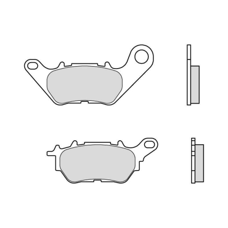 Pastillas de freno orgánicas Brembo 07YA53CC - motoscamaralweb.com