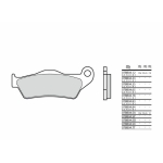Pastillas de freno sinterizadas Brembo 07BB04SP - motoscamaralweb.com