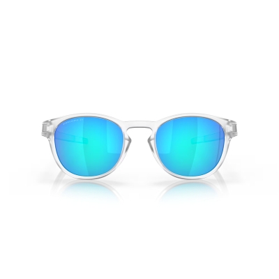 Gafas de Sol OAKLEY Latch Matte Clear - Lentes Prizm Sapphire Polarized - motoscamaralweb.com