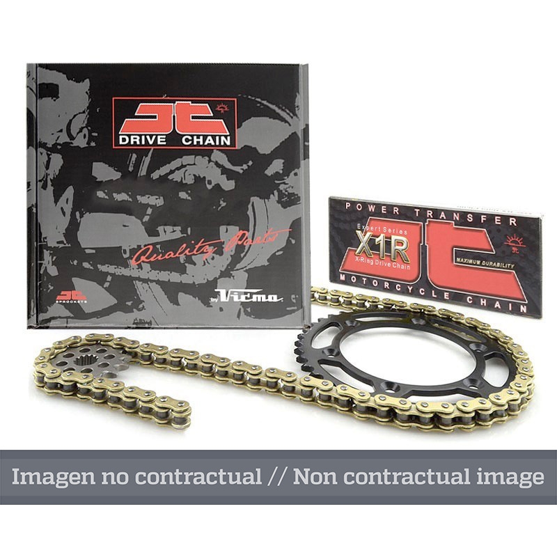 Kit cadena JT 520X1R (16-46-118) - motoscamaralweb.com Kit cadena JT 520X1R (16-46-118) - motoscamaralweb.com