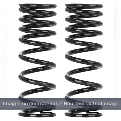 Muelle de amortiguador trasero YSS progresivo negro 46-30-50-200 - motoscamaralweb.com