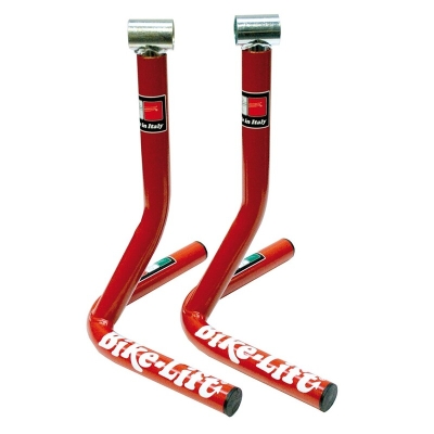 Caballetes (candelabros) traseros gemelos al reposapie Bike Lift FPS-25 - motoscamaralweb.com