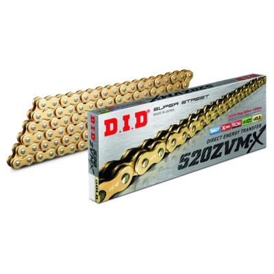 Cadena D.I.D 520ZVM-X - Paso 520 - motoscamaralweb.com