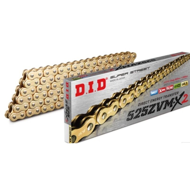 Cadena D.I.D 530ZVM-X2 X-Ring - Paso 530 - motoscamaralweb.com Cadena D.I.D 530ZVM-X2 X-Ring - Paso 530 - motoscamaralweb.com