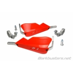 Kit de paramanos BARKBUSTERS JET cerrado Ø28.6mm universal - Rojo - motoscamaralweb.com