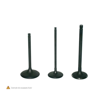 Válvula de acero Prox Ø22.00 longitud 63.60 Øcuello 5.00 escape - motoscamaralweb.com